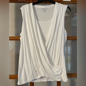 Liz Claiborne wrap top size large